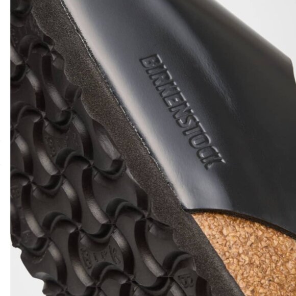 Birkenstock Milano Big Buckle Sandals High Shine Black - Picture 3 of 10